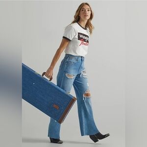 Wrangler Women's High Rise Blue Jeans